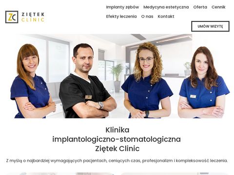 Zietekclinic.com gabinet stomatologiczny Kraków