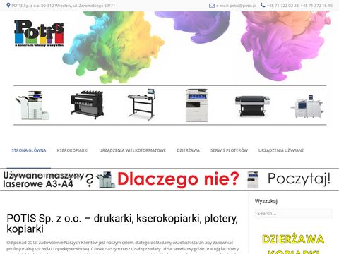 Potis.pl serwis ploterów i kopiarek