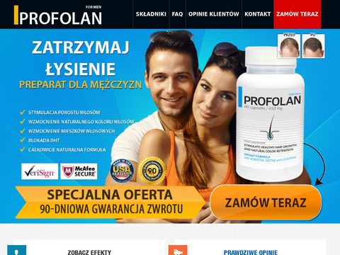 Profolan.pl - tabletki na włosy