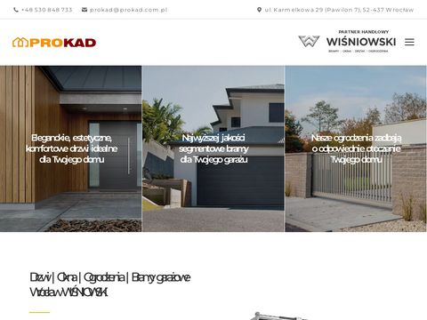 Prokad.com.pl bramy drzwi i ogrodzenia we Wrocławiu