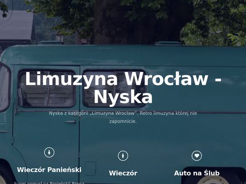 Retronyska.com limuzyna w Wrocławiu
