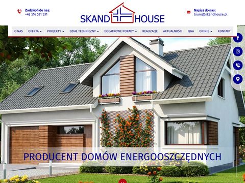 Skandhouse.pl producent domów energooszczędnych
