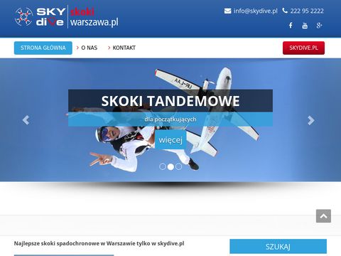 Skokiwarszawa.pl skoki spadochronowe