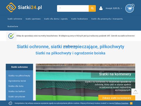 Siatki24.pl - siatka zabezpieczająca