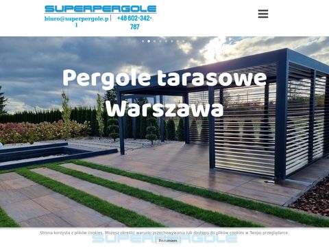 Superpergole.pl zadaszenie tarasu