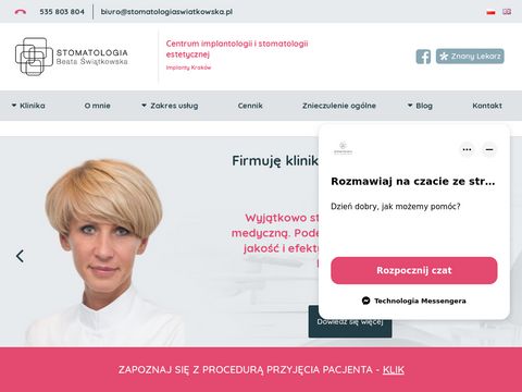 Stomatologiaswiatkowska.pl chirurg Kraków