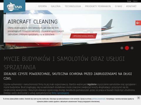 Tab-pure.com.pl mycie samolotów Kielce