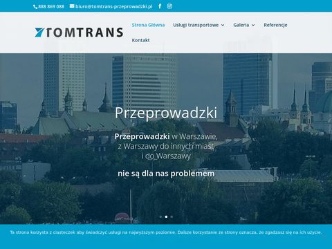 Tomtrans przeprowadzki Warszawa