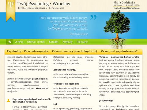 Psycholog Wrocław - twojpsycholog.wroclaw.pl