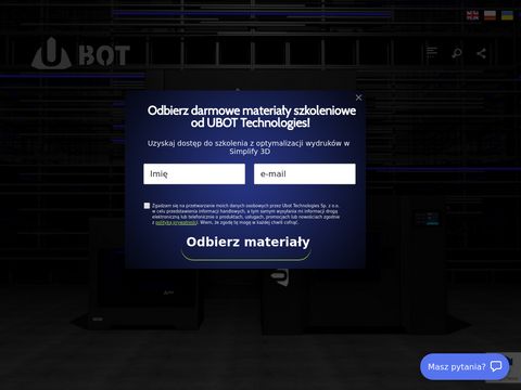Ubot3d.pl profesjonalny druk