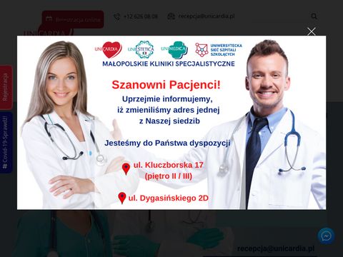 Unicardia.pl chirurg naczyniowy Kraków