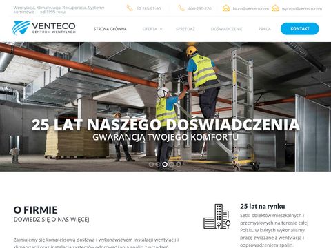 Venteco.com systemy kominowe