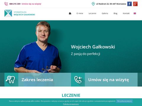 Wojciech Gałkowski implanty Warszawa