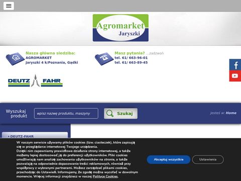 Agromarket Jaryszki sprzedaż maszyn rolniczych