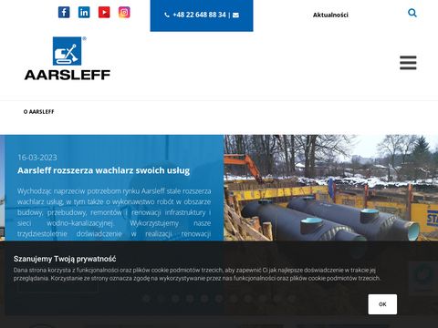 Aarsleff.com.pl specjalistyczne roboty fundamentowe