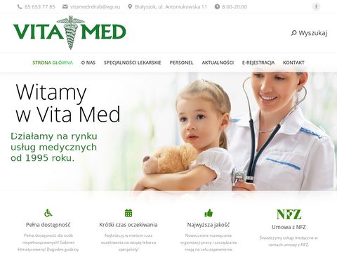 Vita Med Centrum Medyczne stomatolog nfz Białystok