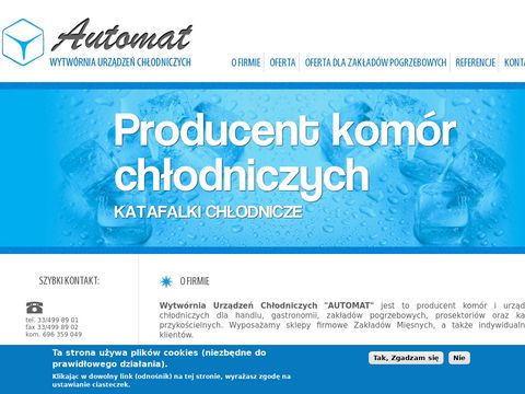 Chlodnictwo-automat.pl producent komór chłodniczych