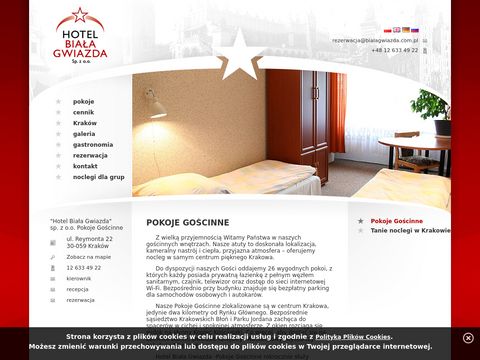 Biała Gwiazda hotel Kraków