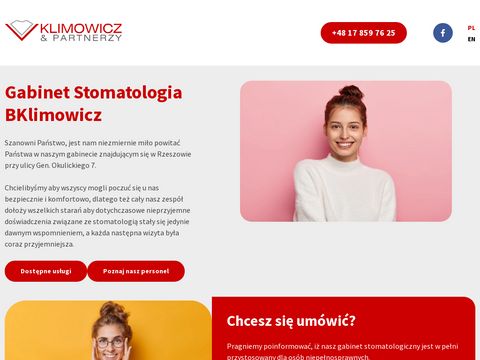Bklimowicz.pl Barbara K. stomatolog Rzeszów