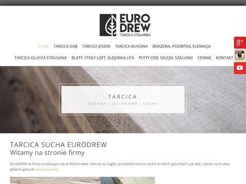 EuroDREW tarcica dąb sucha Wejherowo