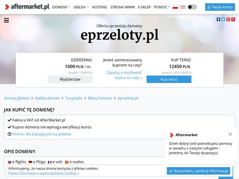 Eprzeloty.pl bilety lotnicze na tanie linie