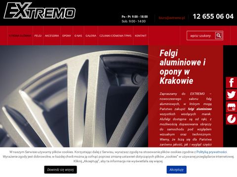Extremo felgi aluminiowe Kraków