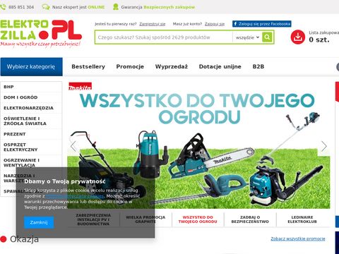 Elektrozilla.pl spawarki, oświetlenie, elektryka