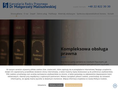 M. Maliszewska kancelaria prawna online