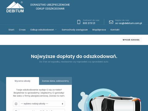 Debitum.com.pl odszkodowania oc