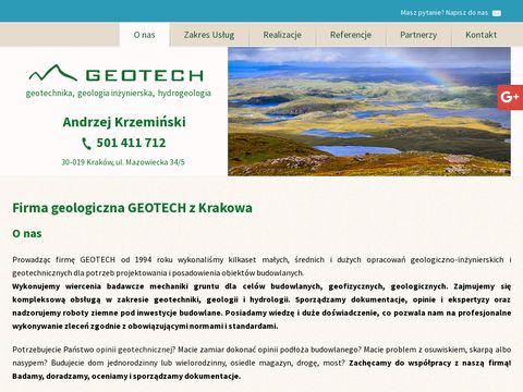 Geotech wiercenia geotechniczne