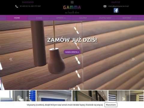 Gamma.szczecin.pl rolety pionowe