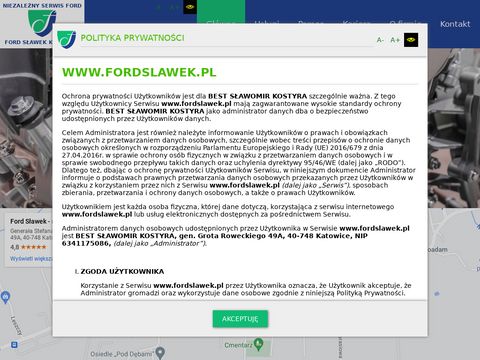 Fordslawek.pl nieautoryzowany serwis Tychy
