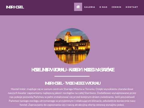 Imbirhostel.pl tani nocleg Toruń