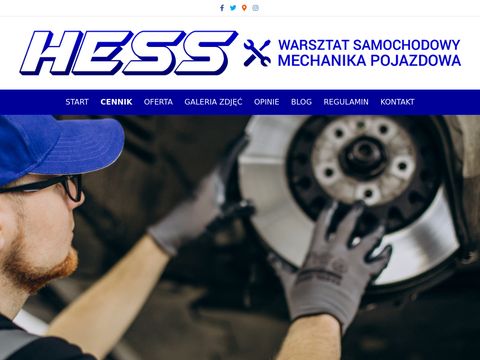 Hess.com.pl warsztat samochodowy Warszawa