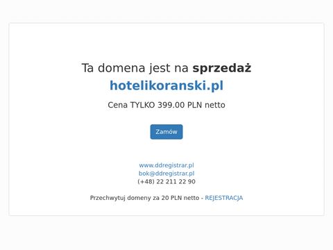 Hotelikoranski.pl Lądek Zdrój noclegi
