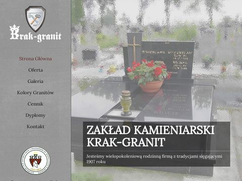 Krak-Granit montaż nagrobków Kraków