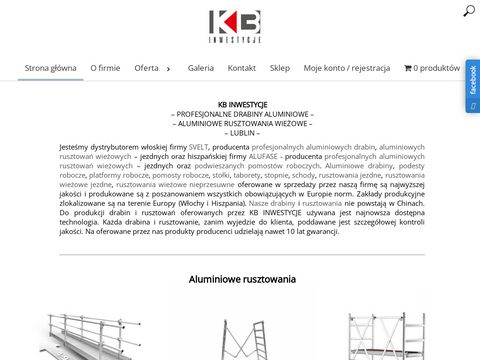 Kb-inwestycje.pl składane drabiny aluminiowe