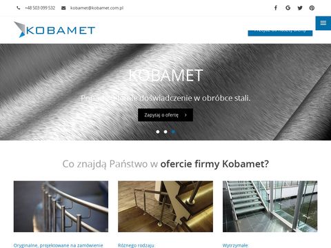 Kobamet.pl balustrady nierdzewne