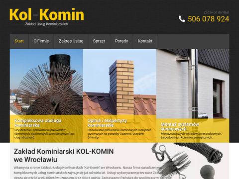 Kominiarzwroclaw.pl usługi kominiarskie