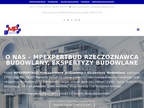 Mpexpertbud.pl rzeczoznawca budowlany Warszawa