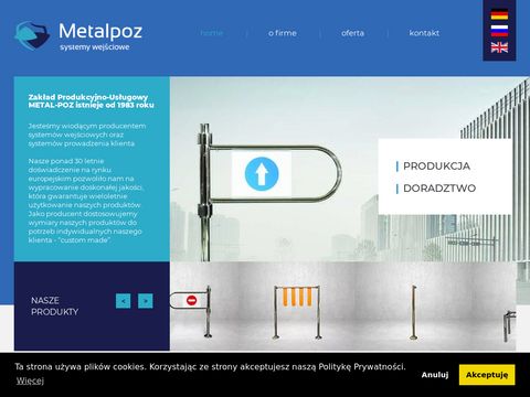 Metal-poz.pl bramki wejściowe elektryczne