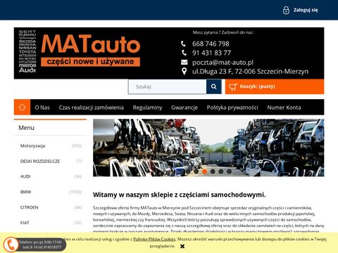 Mat-auto.pl częsci używane Skoda
