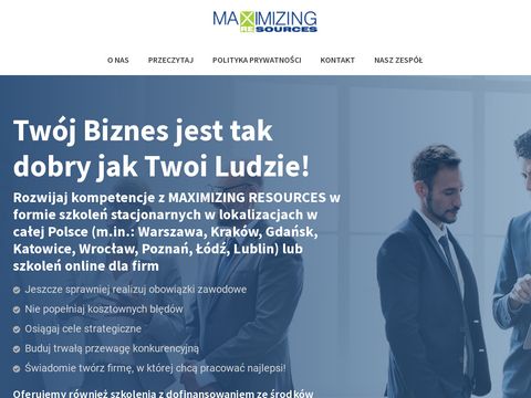 Maxres.pl kursy sprzedażowe Kraków