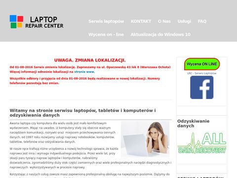 Laptoprepaircenter.pl serwis komputerowy