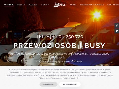 LiderBus firma przewozowa Szczecin