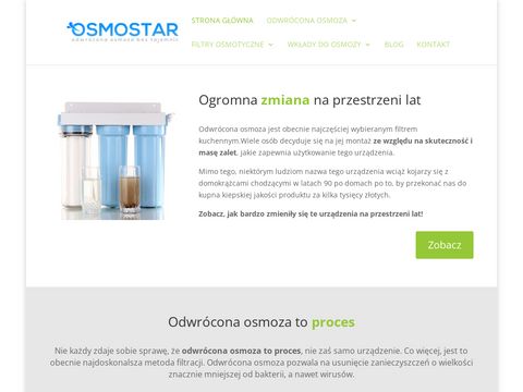 Osmostar.pl woda po filtrach osmotycznych