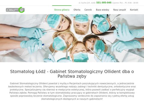 Ollident gabinet stomatologiczny Łódź