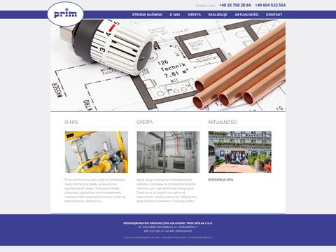PRIM zewnętrzne instalacje elektryczne