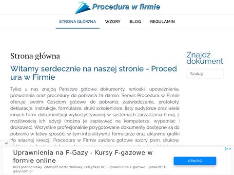 Procedurawfirmie.pl lista obecności