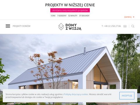 Projektyzwizja.pl gotowe projekty domów